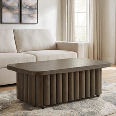 Best Deals Furniture - Ashley Furniture - Darimore Coffee Table - Rectangular Cocktail Table - T984-1