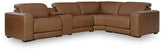 Best Deals Furniture - Ashley Furniture - Magic Man 5-Piece Power Reclining Sectional with Console - 5-Piece Power Reclining Sectional with Console - PCU10700S12