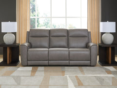 Best Deals Furniture - Ashley Furniture - 5Z-Comfort Power Reclining Sofa - PWR REC Sofa with ADJ Headrest - PCU1090015