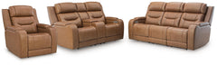 Best Deals Furniture - Ashley Furniture - Knightington Power Reclining Sofa, Loveseat and Recliner - Power Reclining Sofa, Loveseat and Recliner - PCU11600U2