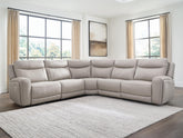 Best Deals Furniture - Ashley Furniture - Gravier 5-Piece Power Reclining Sectional - 5-Piece Power Reclining Sectional - U13300S4