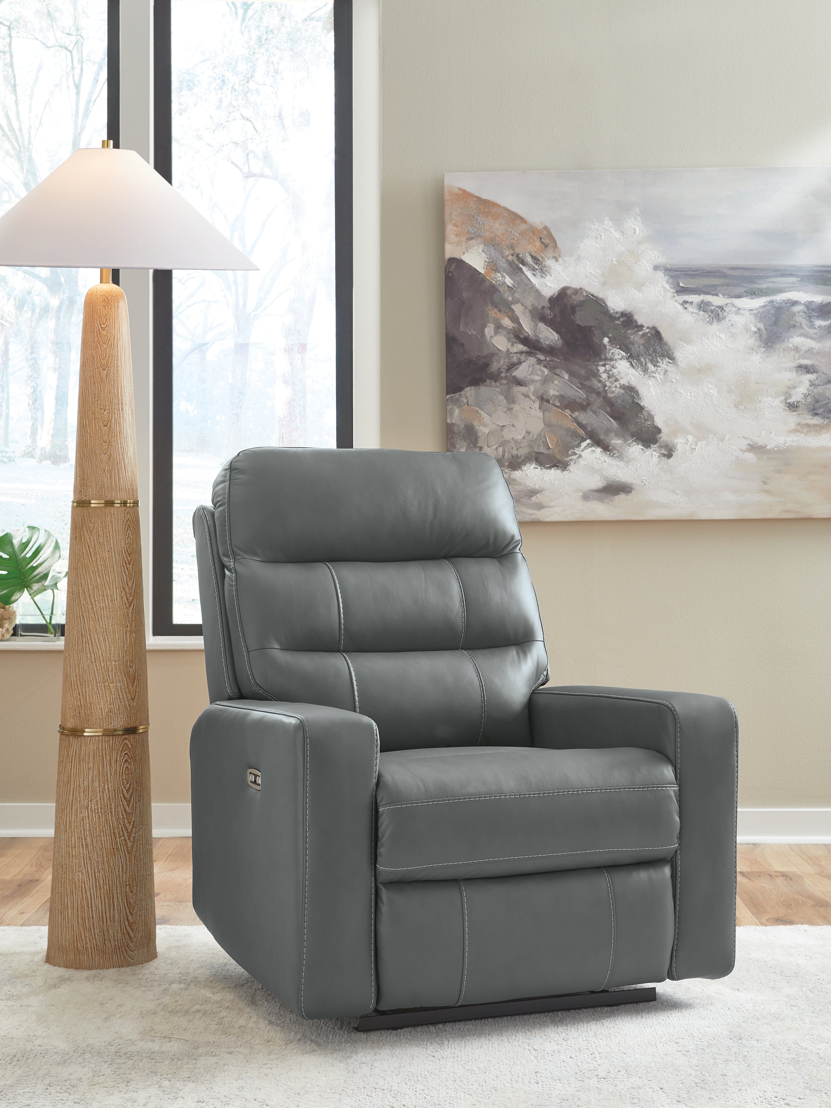 Best Deals Furniture - Ashley Furniture - Pennacle Pier Power Recliner - PWR Recliner/ADJ Headrest - PCU1350113