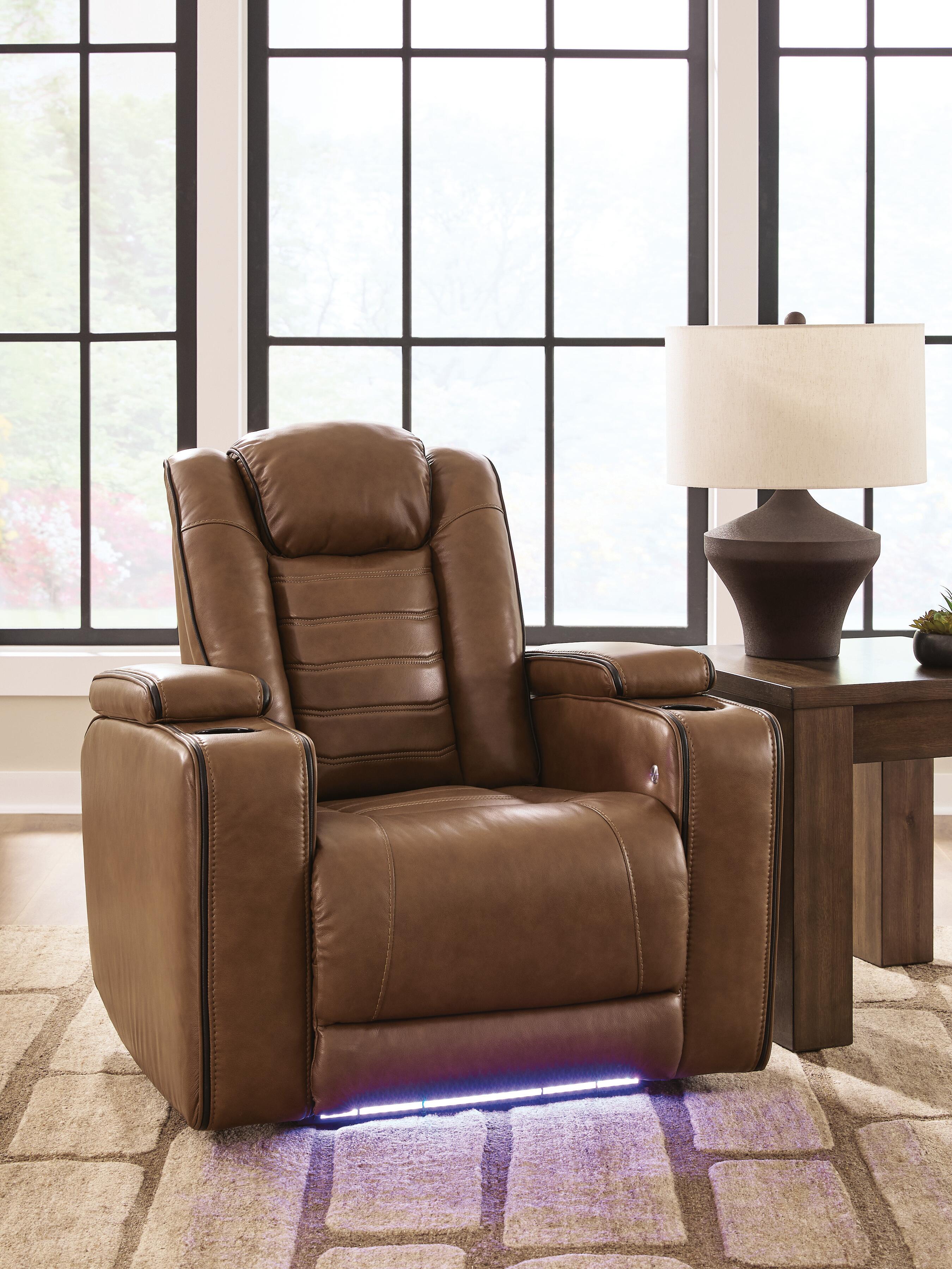 Best Deals Furniture - Ashley Furniture - Gruaro Power Recliner - PWR Recliner/ADJ Headrest - PCU1420013