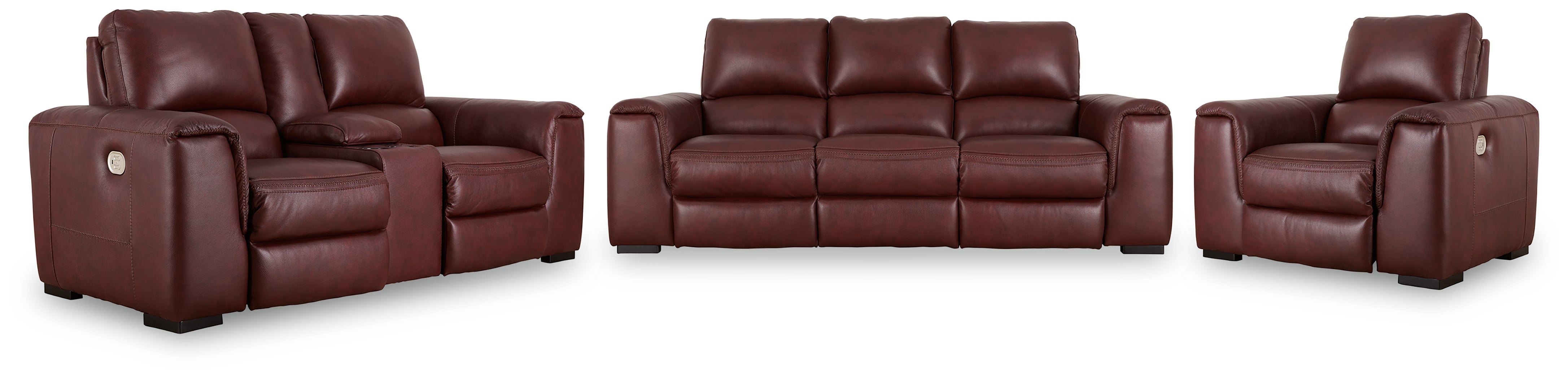Best Deals Furniture - Ashley Furniture - Alessandro Power Reclining Sofa, Loveseat and Recliner - Power Reclining Sofa, Loveseat and Recliner - U25501U3