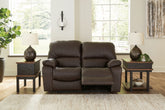 Best Deals Furniture - Ashley Furniture - Leesworth Power Reclining Loveseat - Reclining Power Loveseat - U4380874