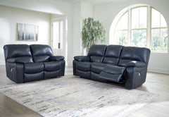 Best Deals Furniture - Ashley Furniture - Leesworth Power Reclining Sofa and Loveseat - Power Reclining Sofa and Loveseat - U43809U1