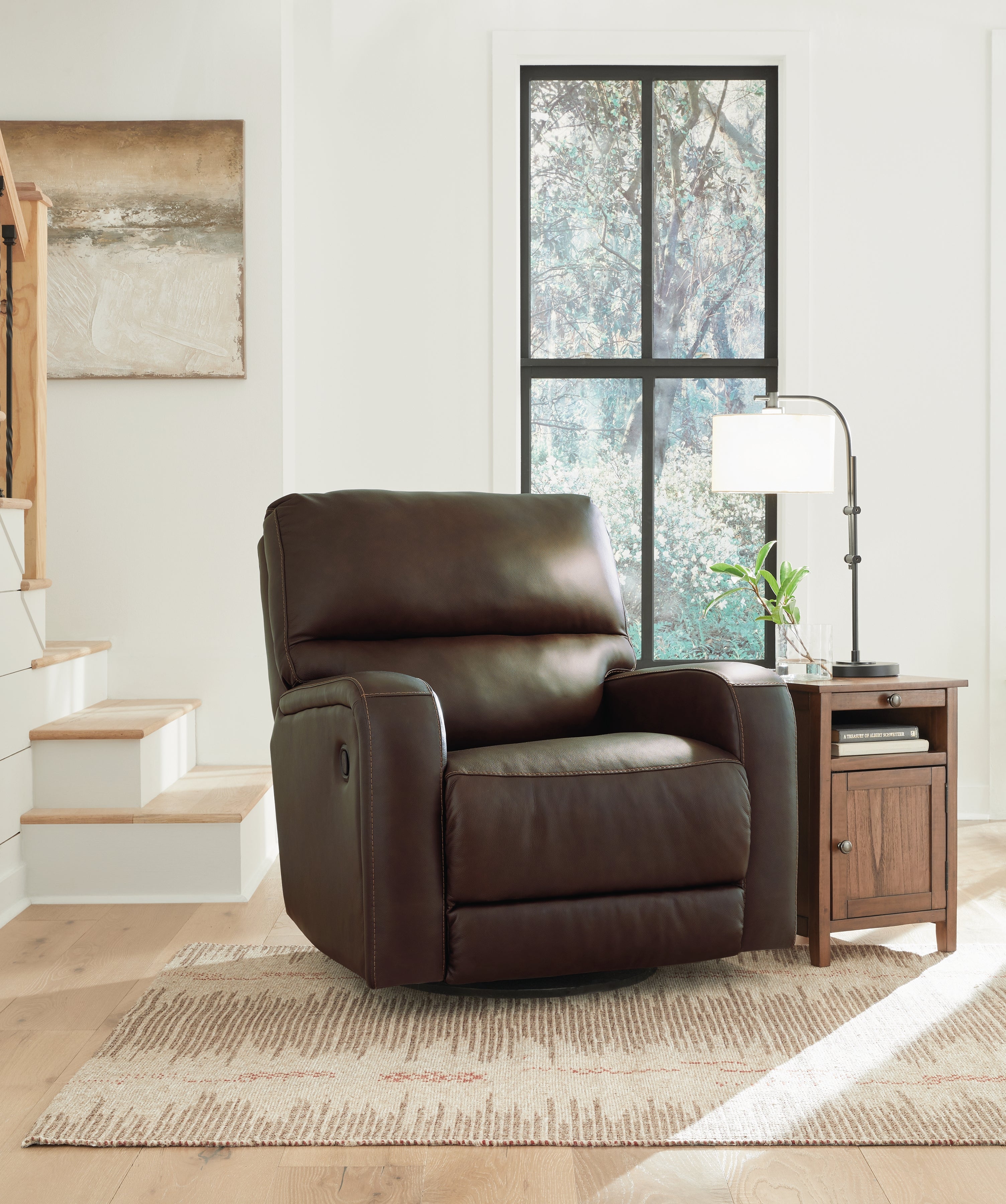 Best Deals Furniture - Ashley Furniture - Emberla Swivel Glider Recliner - Swivel Glider Recliner - U4480561