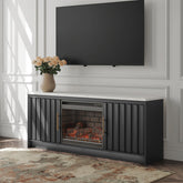 Best Deals Furniture - Ashley Furniture - Cadmori 63" TV Stand with Electric Fireplace - 63" TV Stand with Electric Fireplace - W2616W2