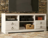 Best Deals Furniture - Ashley Furniture - Willowton 64" TV Stand - 64" - W267-68