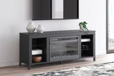 Best Deals Furniture - Ashley Furniture - Cayberry 60" TV Stand with Electric Fireplace - 60" with Electric Fireplace - W2721-168