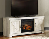 Best Deals Furniture - Ashley Furniture - Bellaby 63" TV Stand with Electric Fireplace - 63" TV Stand with Electric Fireplace - W331W9
