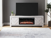 Best Deals Furniture - Ashley Furniture - Cayboni 71" TV Stand with Electric Fireplace - 71" TV Stand with Electric Fireplace - W3788W1