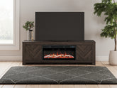 Best Deals Furniture - Ashley Furniture - Cayboni 71" TV Stand with Electric Fireplace - 71" TV Stand with Electric Fireplace - W3789W1