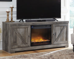 Best Deals Furniture - Ashley Furniture - Wynnlow 63" TV Stand with Electric Fireplace - 63" TV Stand with Electric Fireplace - W440W4