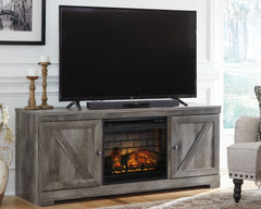 Best Deals Furniture - Ashley Furniture - Wynnlow 63" TV Stand with Electric Fireplace - 63" TV Stand with Electric Fireplace - W440W9