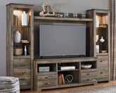 Best Deals Furniture - Ashley Furniture - Trinell 4-Piece Entertainment Center - 4-Piece Entertainment Center - W446W2