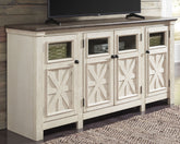 Best Deals Furniture - Ashley Furniture - Bolanburg 74" TV Stand - 74" - W647-60