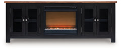 Wildenauer 76" TV Stand with Electric Fireplace
