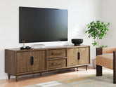 Best Deals Furniture - Ashley Furniture - Roanhowe 85" TV Stand - 85" - W769-68