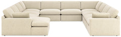 Best Deals Furniture - Ashley Furniture - Elyza 10-Piece Sectional - RAF 10-Piece Sectional / Linen - 10006S8