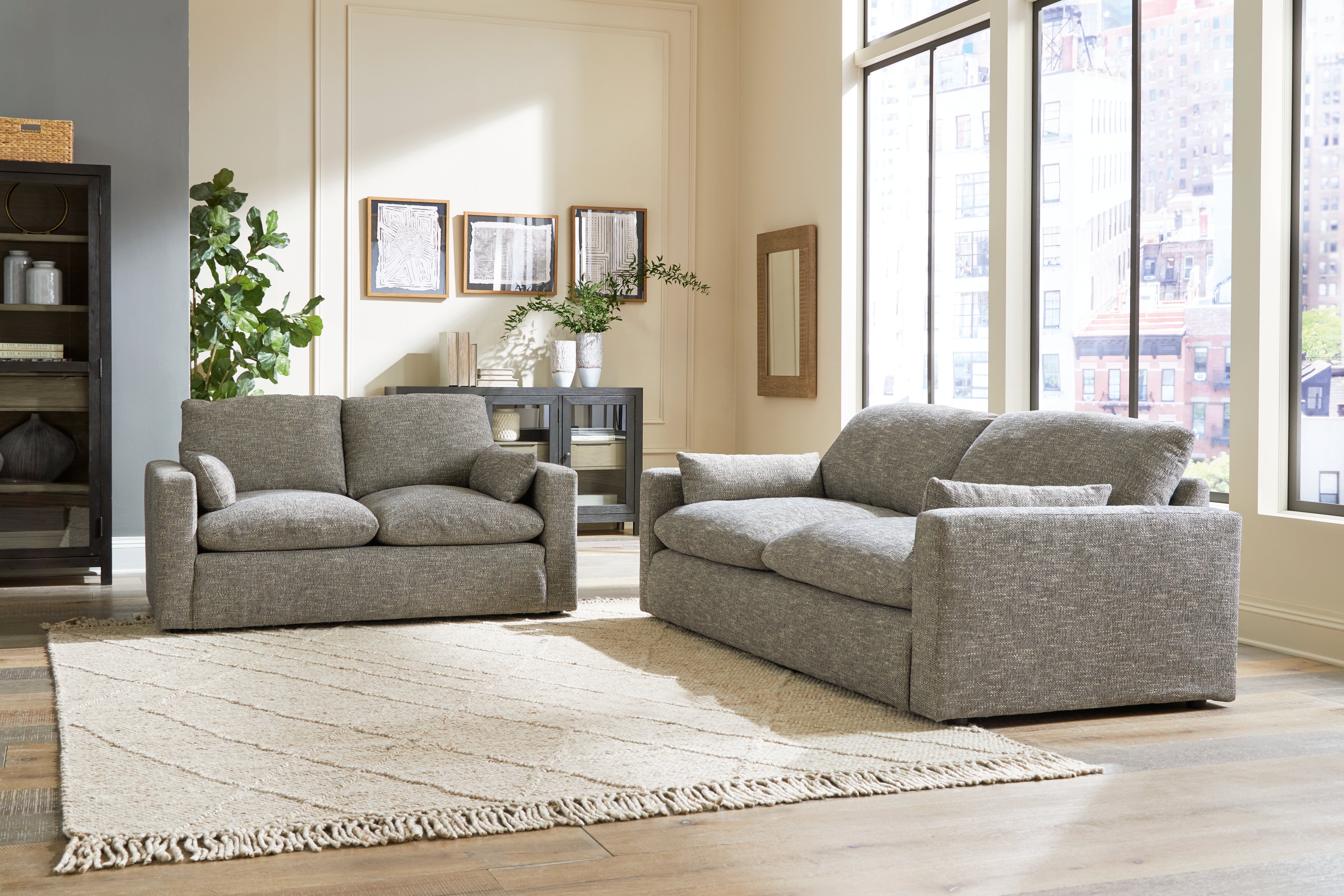 Best Deals Furniture - Ashley Furniture - Dramatic Sofa and Loveseat - Sofa and Loveseat - 11702U1