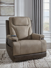 Best Deals Furniture - Ashley Furniture - 4Z-Peaceful Pause Living Room - Power Lift Recliner / Sand - PC1210312