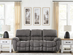 Best Deals Furniture - Ashley Furniture - Bakerstein Power Reclining Sofa - PWR REC Sofa with ADJ Headrest - PC1250315
