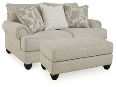 Best Deals Furniture - Ashley Furniture - Asanti Loveseat and Ottoman - Loveseat and Ottoman - 13201U5