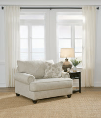 Best Deals Furniture - Ashley Furniture - Asanti Oversized Chair - Chair and a Half / Fog - 1320123