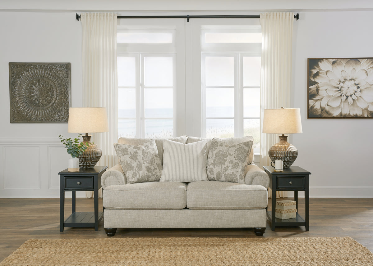 Best Deals Furniture - Ashley Furniture - Asanti Loveseat - Loveseat / Fog - 1320135
