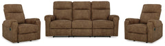 Best Deals Furniture - Ashley Furniture - Edenwold Reclining Sofa and 2 Recliners - Reclining Sofa and 2 Recliners - 13805U4