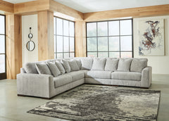 Best Deals Furniture - Ashley Furniture - Regent Park 5-Piece Sectional - RAF 5-Piece Sectional / Pewter - 14404S3