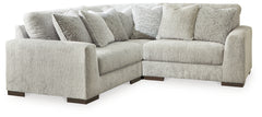 Best Deals Furniture - Ashley Furniture - Regent Park 3-Piece Sectional - RAF 3-Piece Sectional / Pewter - 14404S1
