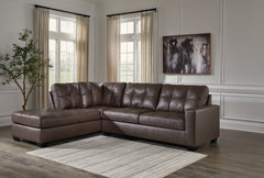 Best Deals Furniture - Ashley Furniture - Barlin Mills 2-Piece Sectional with Chaise - LAF 2-Piece Sectional with Chaise / Carbon - 17004S2