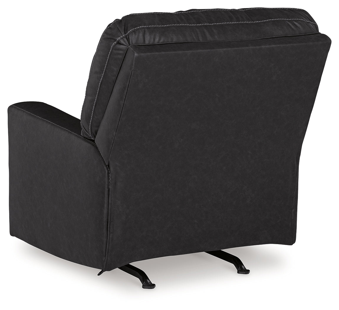 Barlin Mills Recliner and Oversized Accent Ottoman
