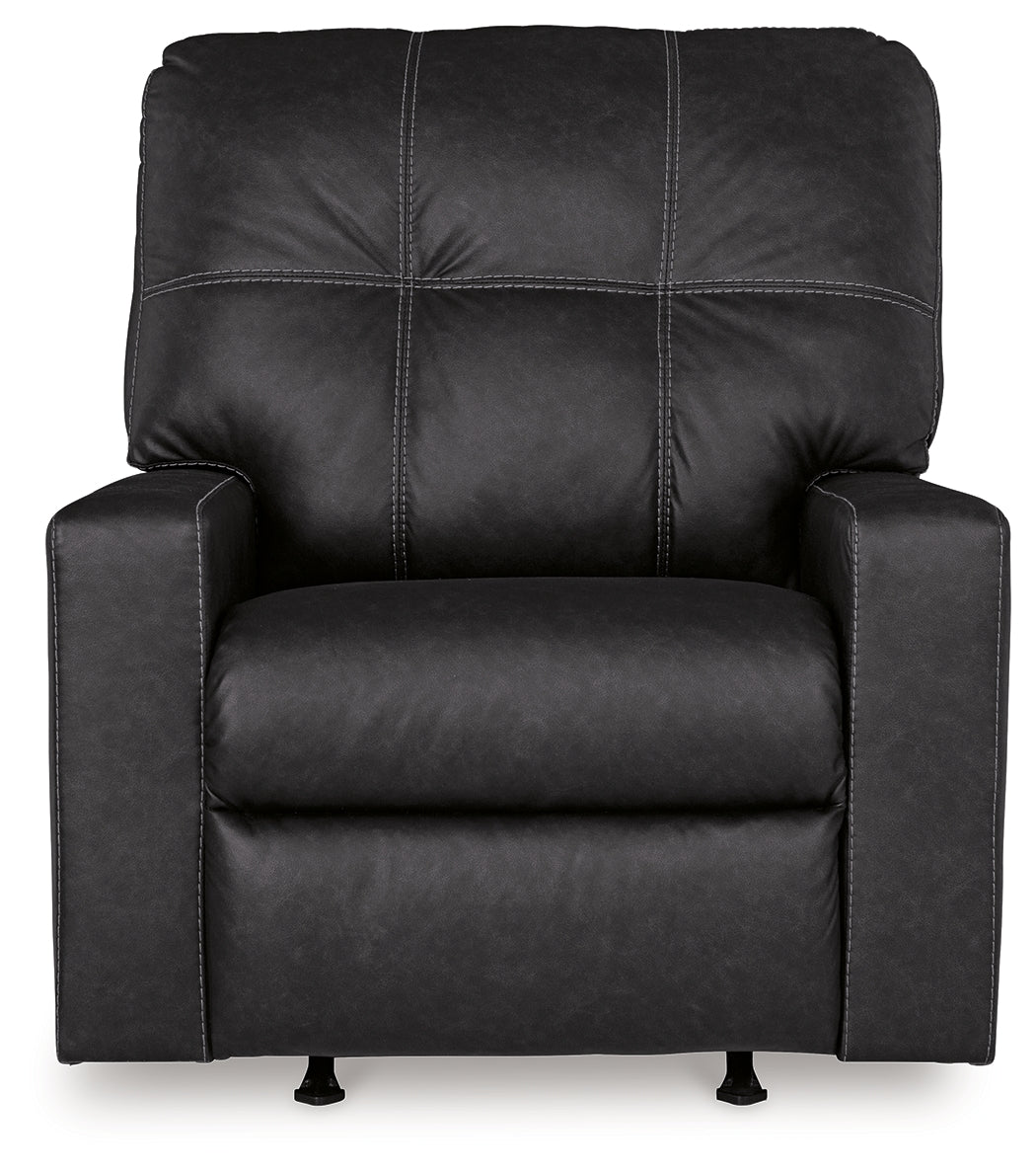 Barlin Mills Recliner and Oversized Accent Ottoman