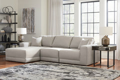 Best Deals Furniture - Ashley Furniture - Next-Gen Gaucho 3-Piece Sectional Sofa with Chaise - RAF 3-Piece Sectional Sofa with Chaise / Gray - 18304S1