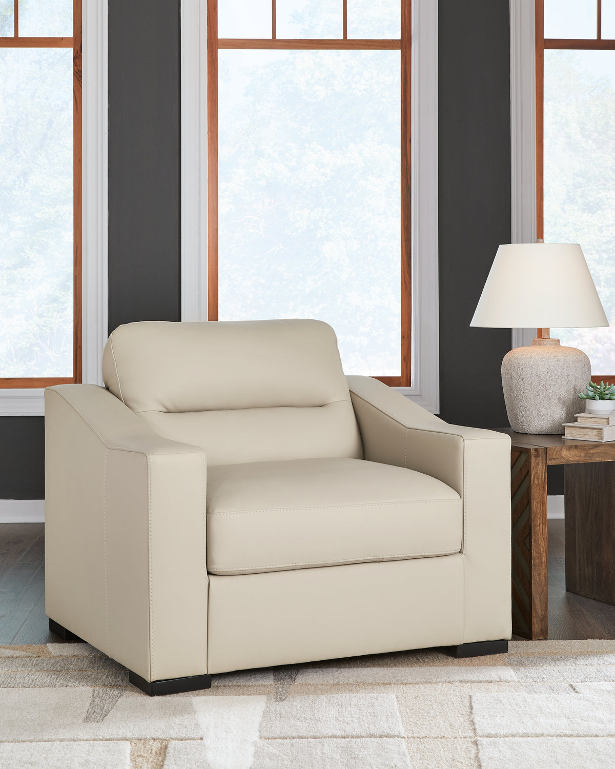 Best Deals Furniture - Ashley Furniture - Treasure Trove Oversized Chair - Chair and a Half / Almond - 1930423