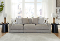 Best Deals Furniture - Ashley Furniture - Aslan Court 3-Piece Sofa Sectional - RAF 3-Piece Sofa Sectional / Pebble - 20305S2