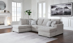 Best Deals Furniture - Ashley Furniture - Gabyleigh 2-Piece Sectional with Chaise - RAF 2-Piece Sectional with Chaise / Nickel - 20904S2