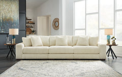 Best Deals Furniture - Ashley Furniture - Lindyn 3-Piece Sectional Sofa - RAF 3-Piece Sectional Sofa / Fog - 21105S14