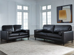 Best Deals Furniture - Ashley Furniture - Bryceview Sofa and Loveseat - Sofa and Loveseat / Onyx - 21205U1