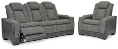 Best Deals Furniture - Ashley Furniture - Next-Gen Durapella Power Reclining Sofa and Power Recliner - Power Reclining Sofa and Power Recliner - 22004U3