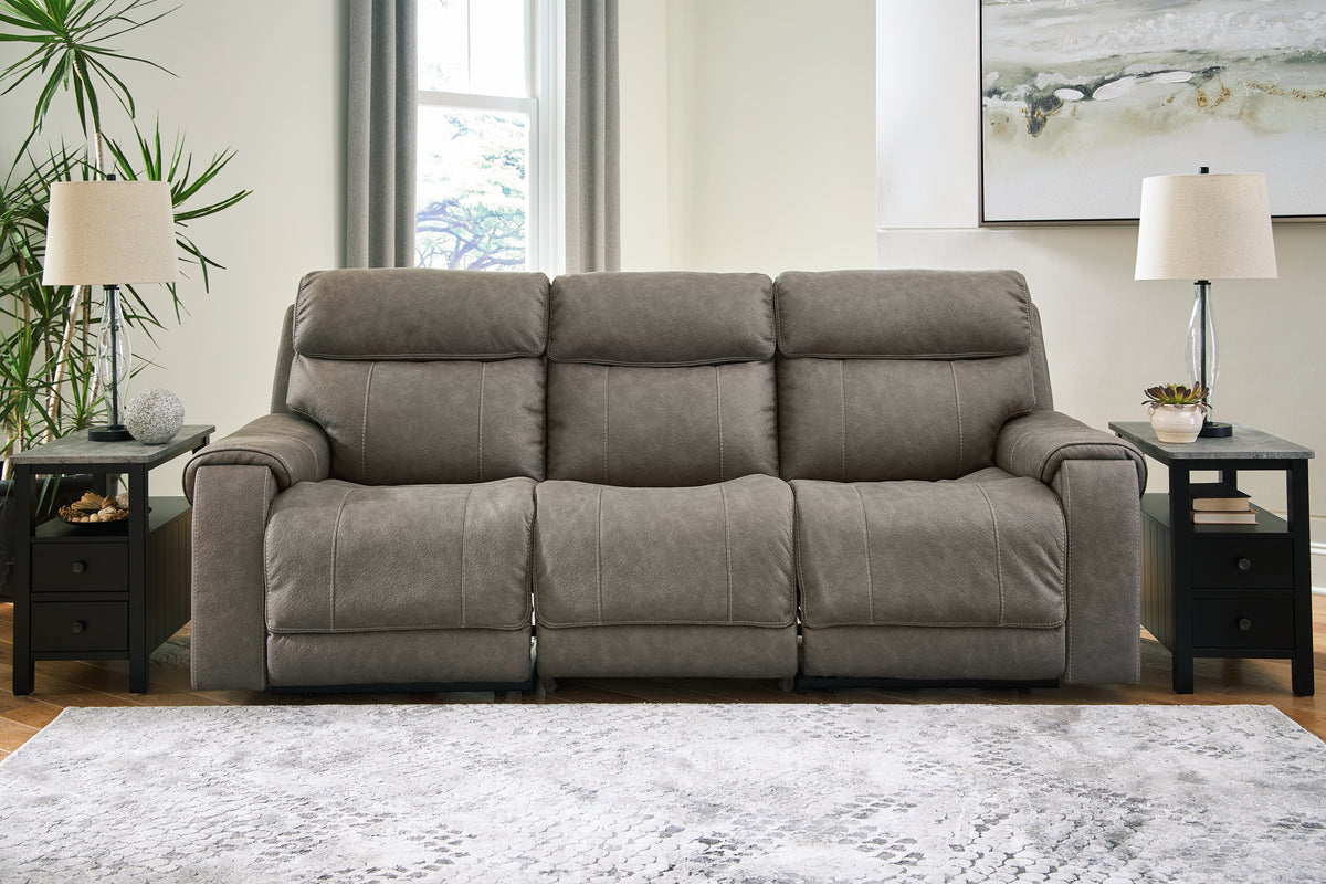 Best Deals Furniture - Ashley Furniture - Starbot 3-Piece Power Reclining Sectional Sofa - 3-Piece Power Reclining Sectional Sofa / Fossil - 23501S3