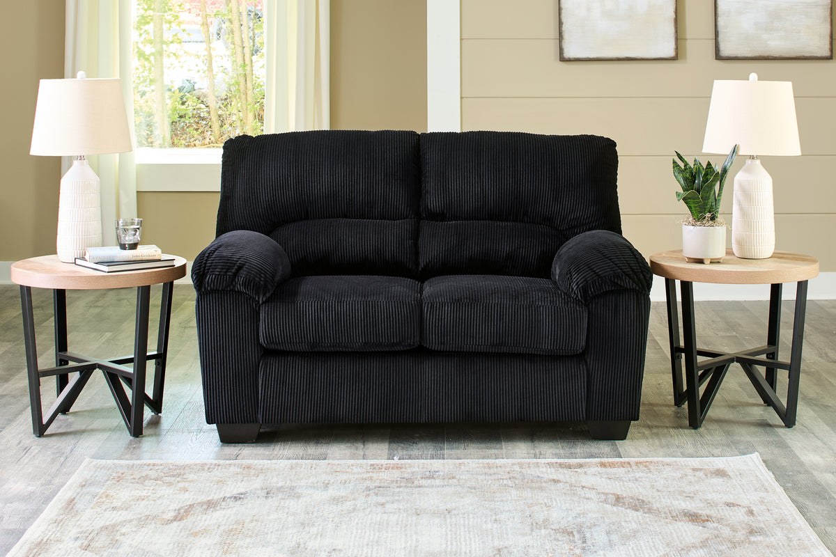Best Deals Furniture - Ashley Furniture - SimpleJoy Loveseat - Loveseat - 2420435