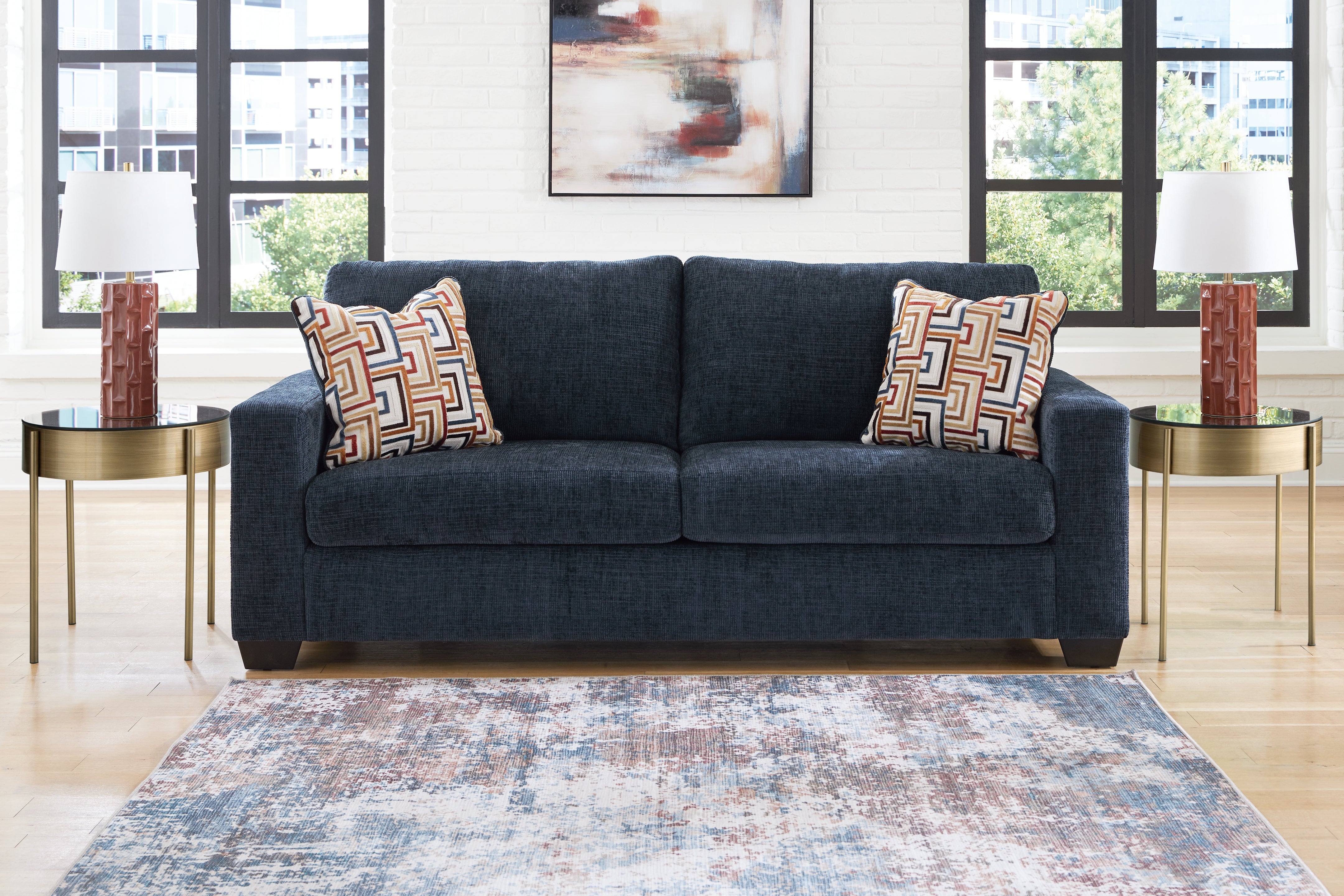 Best Deals Furniture - Ashley Furniture - Aviemore Sofa - Sofa / Ink - 2430338