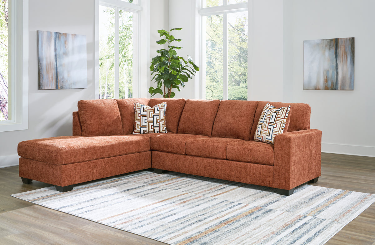 Best Deals Furniture - Ashley Furniture - Aviemore 2-Piece Sectional with Chaise - LAF 2-Piece Sectional with Chaise / Ink - 24303S2
