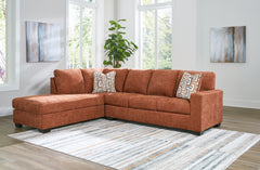 Best Deals Furniture - Ashley Furniture - Aviemore 2-Piece Sectional with Chaise - LAF 2-Piece Sectional with Chaise / Ink - 24303S2