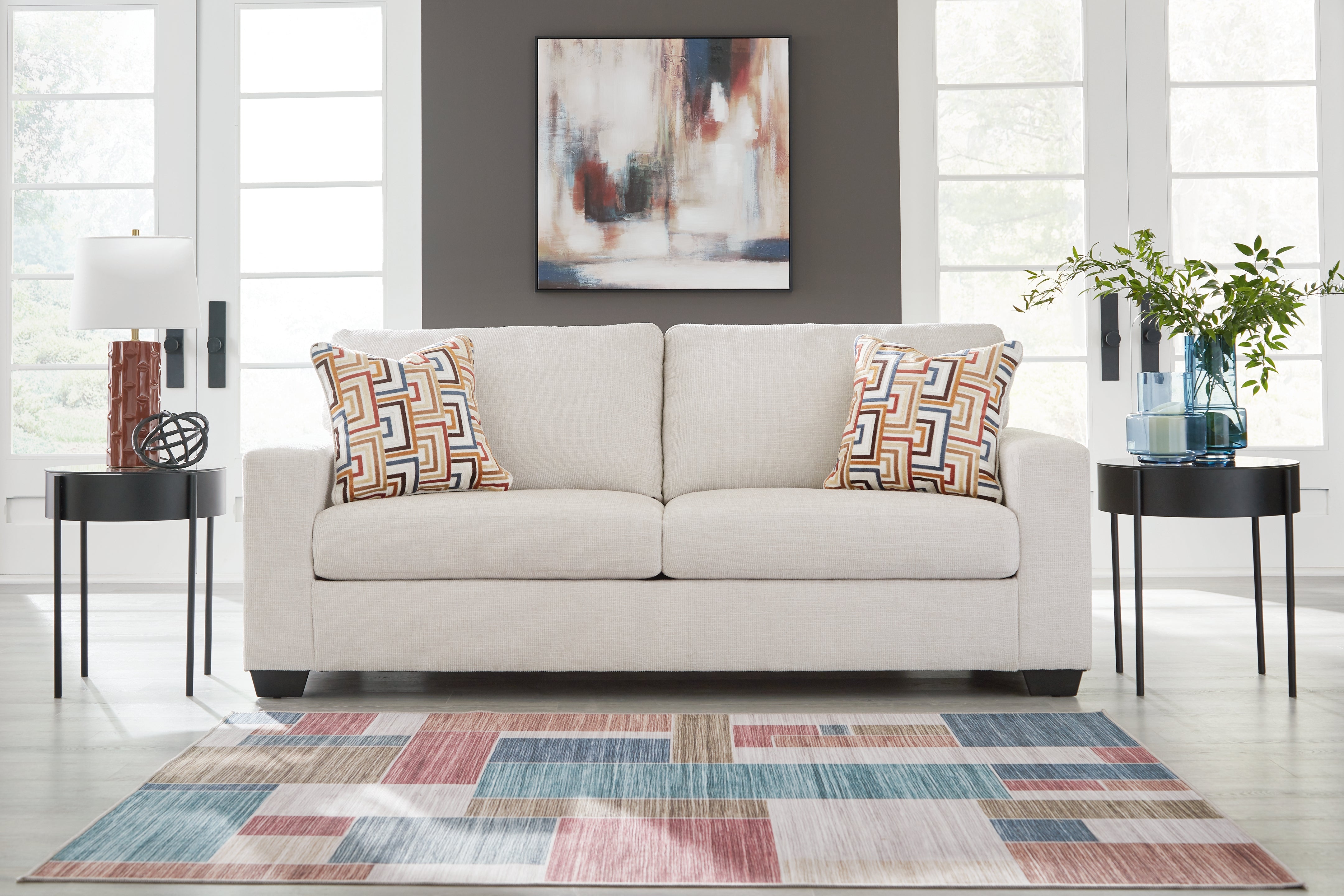 Best Deals Furniture - Ashley Furniture - Aviemore Sofa - Sofa / Stone - 2430538