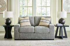 Best Deals Furniture - Ashley Furniture - Dunmor Loveseat - Loveseat / Graphite - 2490435